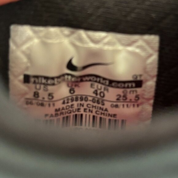 Nike Air Max Pink Black 2011 Women's Sneakers Red Y2K 429890-065 Fitsol 2 8.5 - Picture 6 of 6